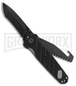 Buck Knives Buck Black Alpha Crosslock Knife W/ Saw & Gut Hook Blade - Black