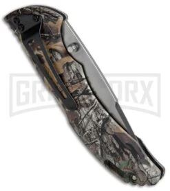 Buck Knives Buck Bantam BHW RealTree Xtra Camo Folding Knife - Satin Plain -Knivesand Tools Shop Buck Bantam BHW LB Real Tree Camo 0286CMS18 B BHQ 15540 jr side large