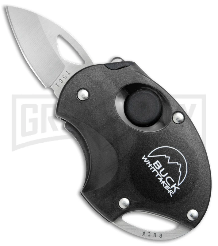 Buck Metro Smoke Folding Knife 758-SMK (1.125" Plain) Buck Knives Buck Metro Smoke Folding Knife 758-SMK (1.125" Plain) -Knivesand Tools Shop Buck Metro LED Black Smoke Satin B 758 SMK BHQ 71297 jr large