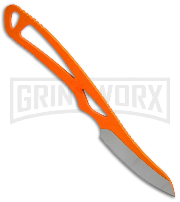 Buck PakLite Caper Fixed Blade Knife - Orange Plain Buck Knives Buck PakLite Caper Fixed Blade Knife - Orange Plain -Knivesand Tools Shop Buck PakLite Caper Orange BU135ORS BHQ 41193 jr spine large