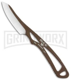 Buck Knives Buck PakLite Field Master Kit Brown Fixed Blade/Guthook - Brown/Satin -Knivesand Tools Shop Buck PakLite Field Master Guthook Brown 0141BRSVP BHQ 106683 jr boning large