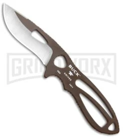 Buck Knives Buck PakLite Field Master Kit Brown Fixed Blade/Guthook - Brown/Satin -Knivesand Tools Shop Buck PakLite Field Master Guthook Brown 0141BRSVP BHQ 106683 jr skinner large