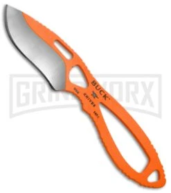 Buck Knives Buck PakLite Skinner Fixed Blade Knife - Orange Plain