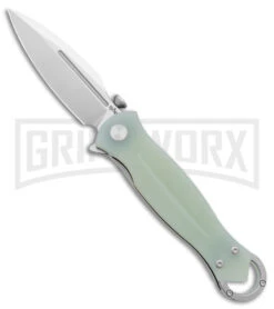 B'yond EDC Kibuga Jade G-10 Folding Knife - Satin Plain
