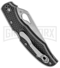 Byrd Cara Cara 2 Folding Knife Gray FRN - Satin Plain -Knivesand Tools Shop Byrd Cara Cara 2 LB Grey FRN Satin BY03PGY2 BHQ 86887 jr side large