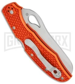 Byrd Orange Cara Cara Rescue 2 FRN Folding Knife - Satin Serr -Knivesand Tools Shop Byrd Cara Cara rescue 2 orange FRN satin serr BY17SOR2 BHQ 68587 er side large