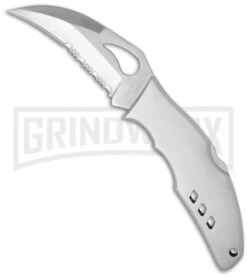 Byrd Crossbill Stainless Steel Folding Knife - Satin Plain