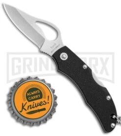 Byrd Finch Black G-10 Folding Knife - Satin Plain 5 Byrd Finch Black G-10 Folding Knife - Satin Plain -Knivesand Tools Shop Byrd Finch LB Black G 10 SPYDER BY11GP BHQ 68888 jr bottlecap large