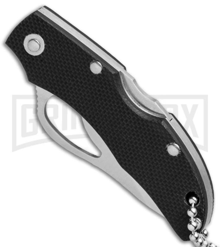 Byrd Finch Black G-10 Folding Knife - Satin Plain Byrd Finch Black G-10 Folding Knife - Satin Plain -Knivesand Tools Shop Byrd Finch LB Black G 10 SPYDER BY11GP BHQ 68888 jr spine large