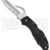 Byrd Meadowlark Black FRN Folding Knife - Satin Serr -Knivesand Tools Shop Byrd Meadlowlark FRN LB Satin Serr BY04PSBK BHQ 6921 jr large