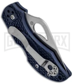 Byrd Robin 2 Blue FRN Folding Knife - Satin Plain -Knivesand Tools Shop Byrd Robin 2 LB Blue FRN Satin BY10PBL2 BHQ 89826 jr side large