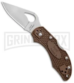 Byrd Robin 2 Brown FRN Folding Knife - Satin Plain
