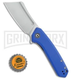 CIVIVI Mini Bullmastiff Blue G-10 Liner Lock Knife - Stonewash Plain -Knivesand Tools Shop CIVIVI Mini Bullmastiff Liner Lock Knife Blue G 10 3in Stonewash C2004B BHQ 112156 LS Bottlecap large