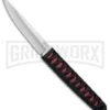 CRKT Burnley Obake Red Nylon Fixed Blade Knife - Satin Plain -Knivesand Tools Shop CRKT Burnley Obake Red Satin 2367RSC BHQ 72437 jr large