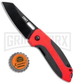 CRKT Burnley Sketch Black/Red Wharncliffe Liner Lock Folding Knife - Black Plain -Knivesand Tools Shop CRKT Burnley Sketch Wharncliffe LL Black 2430 BHQ 71241 jr bottlecap 3 large