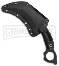 CRKT Du Hoc Karambit Black G-10 Fixed Blade Knife - Black Plain -Knivesand Tools Shop CRKT Du Hoc jr sheath large