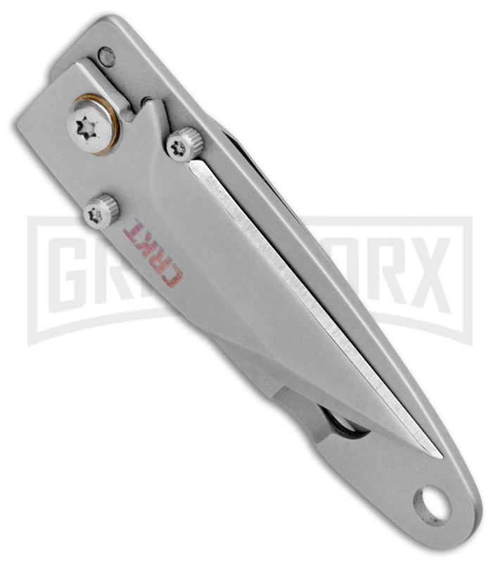 CRKT Delilah's P.E.C.K Folding Knife - Bead Blast Plain CRKT Delilah's P.E.C.K Folding Knife - Bead Blast Plain -Knivesand Tools Shop CRKT Ed Halligan Delilahs P.E.C.K. FL BB 5520 BHQ 7570 jr spine large