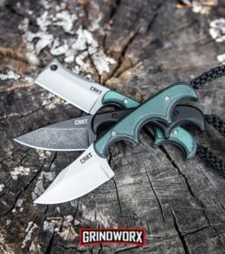 CRKT Folts Minimalist Drop Point Neck Knife - Stonewash Black Plain -Knivesand Tools Shop CRKT Folts Minimalist Bowie Neck Knife Black Green Micarta Bead Blast 2387 BHQ 7033 kp log web large