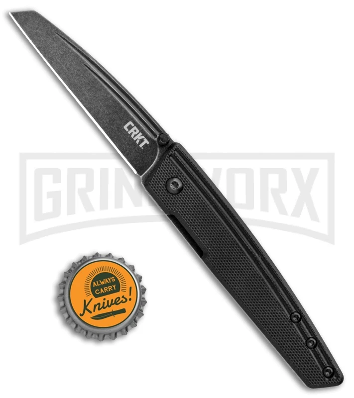 CRKT Inara Black G-10 Frame Lock Knife - Satin Plain CRKT Inara Black G-10 Frame Lock Knife - Satin Plain -Knivesand Tools Shop CRKT Inara FL Black G 10 Satin 7140 BHQ 103944 jr bottlecap large