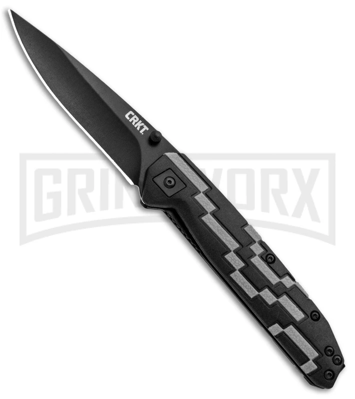 CRKT 7020 Lerch Hyperspeed Outburst 3.6" Assisted Knife Black - Drop Point CRKT 7020 Lerch Hyperspeed Outburst 3.6" Assisted Knife Black - Drop Point -Knivesand Tools Shop CRKT Lerch Hyperspeed Outburst Assited Black Black 7020 BHQ 92314 jr large