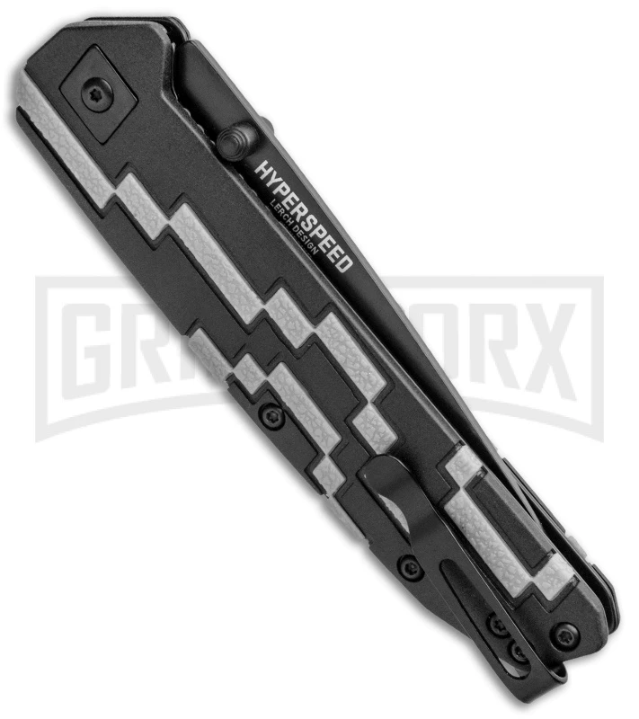 CRKT 7020 Lerch Hyperspeed Outburst 3.6" Assisted Knife Black - Drop Point CRKT 7020 Lerch Hyperspeed Outburst 3.6" Assisted Knife Black - Drop Point -Knivesand Tools Shop CRKT Lerch Hyperspeed Outburst Assited Black Black 7020 BHQ 92314 jr side large
