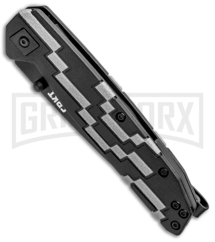 CRKT 7020 Lerch Hyperspeed Outburst 3.6" Assisted Knife Black - Drop Point CRKT 7020 Lerch Hyperspeed Outburst 3.6" Assisted Knife Black - Drop Point -Knivesand Tools Shop CRKT Lerch Hyperspeed Outburst Assited Black Black 7020 BHQ 92314 jr spine large