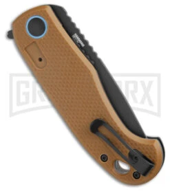 CRKT P.S.D. II Tan G-10 Asssited Opening Liner Lock Knife - Black Plain -Knivesand Tools Shop CRKT P.S.D. II Asssited Opening Liner Lock Knife Black BHQ 188814 kc side large