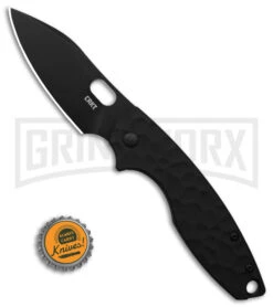 CRKT Pilar III Black G-10 Frame Lock Pocket Knife - Drop Point Black Plain -Knivesand Tools Shop CRKT Pillar III FL Hammered Texture Black G10 Folding Knife 2in Black BHQ 180916 td size large