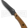 CRKT Ramadi Coyote Fixed Blade Knife - Black Plain -Knivesand Tools Shop CRKT Ramadi Fixed Blade Coyote G 10 Handle Black BHQ 138977 jr large