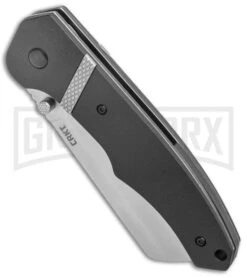 CRKT Ripsnort II Black Liner Lock Knife - Satin Plain -Knivesand Tools Shop CRKT Ripsnort SA Assist Glass Reinfrced Nylon LL Satin BHQ 138964 jr spine large