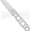 CRKT HWY Rescue Gray Fixed Blade Knife - Bead Blast Plain -Knivesand Tools Shop CRKT Terzuola HWY Rescue Fixed Blade Knife 2.8 Bead Blast 2065 BHQ 51819 LS large