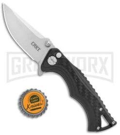 CRKT 5220 BT Fighter 2.9" Compact Plunge Lock Knife GRN - Black 5 CRKT 5220 BT Fighter 2.9" Compact Plunge Lock Knife GRN - Black -Knivesand Tools Shop CRKT Tighe BT Fighter Compact Plunge Lock Black GRN SW 5220 BHQ 103933 jr bottlecap large