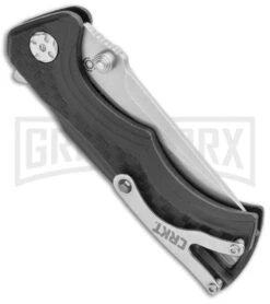 CRKT 5220 BT Fighter 2.9" Compact Plunge Lock Knife GRN - Black 4 CRKT 5220 BT Fighter 2.9" Compact Plunge Lock Knife GRN - Black -Knivesand Tools Shop CRKT Tighe BT Fighter Compact Plunge Lock Black GRN SW 5220 BHQ 103933 jr side large