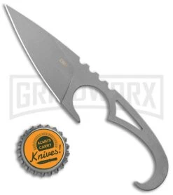 CRKT Williams SDN Skeletonized Steel Fixed Blade - Bead Blast Plain -Knivesand Tools Shop CRKT Williams SDN Fixed Blade BB BHQ 138978 jr bottlecap large