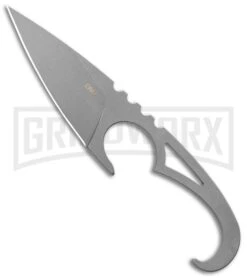 CRKT Williams SDN Skeletonized Steel Fixed Blade - Bead Blast Plain