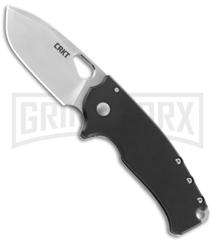 CRKT Vox Large Batum Black G-10 Folding Knife - Satin Plain CRKT Vox Large Batum Black G-10 Folding Knife - Satin Plain -Knivesand Tools Shop CRKT batum 5453 BHQ 51839 jr large
