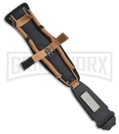 Camillus Blackfoot Brown Fixed Blade Knife - Black Plain 4 Camillus Blackfoot Brown Fixed Blade Knife - Black Plain -Knivesand Tools Shop Camillus Blackfoot brown black BHQ 43020 er spine large