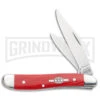 Case Cutlery Red Peanut Knife - Polish Plain -Knivesand Tools Shop Case Peanut Smooth Red G 10 SS BHQ 138455 jr large