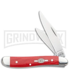 Case Cutlery Red Peanut Knife - Polish Plain