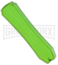 Coffin Blaster Metallic Green DA/OTF Automatic Knife - Black Plain 4 Coffin Blaster Metallic Green DA/OTF Automatic Knife - Black Plain -Knivesand Tools Shop Coffin Blaster Metallic Green DA OTF Auto Black GX 38492 jr side large