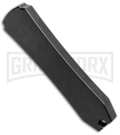 Coffin Blaster Tactical Black DA/OTF Automatic Knife - Tanto Two-Tone -Knivesand Tools Shop Coffin Blaster Tactical Black DA Auto Tanto TT GX 33655 jr side large