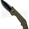 Cold Steel AK-47 OD Green G-10 Folding Knife - Black Plain -Knivesand Tools Shop Cold Steel AK 47 LB OD Green G 10 Black 58MVG BHQ 33095 jr large