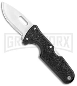 Cold Steel Click-N-Cut Black ABS Exchangeable Blade Knife - Stonewash Plain