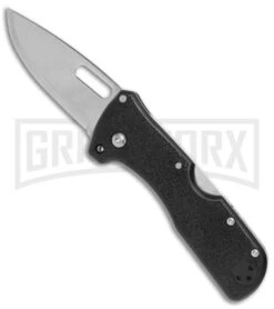 Cold Steel Click-N-Cut Black G10 Folder - Stonewash Serr -Knivesand Tools Shop Cold Steel Click n Cut Folder Black BDS SAtin BHQ 121231 jr 2 large