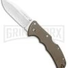 Cold Steel Code-4 Clip Point Folding Knife - Satin Plain -Knivesand Tools Shop Cold Steel Code 4 CP LB Satin 58PC BHQ 15397 jr large