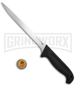 Cold Steel 20VF8SZ Commercial Series 8" Filet Knife - Satin Plain -Knivesand Tools Shop Cold Steel Commercial Series 8in Filet 20VF8SZ BHQ 52007 jr bottlecap large