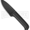 Cold Steel Black Drop Forged Hunter Fixed Blade Knife - Black Plain -Knivesand Tools Shop Cold Steel Drop Forged Hunter Black 36MA BHQ 52027 jr 2 large