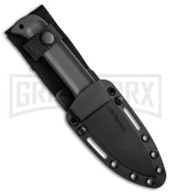 Cold Steel Black Drop Forged Hunter Fixed Blade Knife - Black Plain -Knivesand Tools Shop Cold Steel Drop Forged Hunter Black 36MA BHQ 52027 jr sheath large