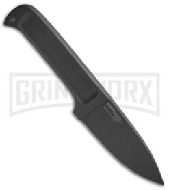 Cold Steel Black Drop Forged Hunter Fixed Blade Knife - Black Plain -Knivesand Tools Shop Cold Steel Drop Forged Hunter Black 36MA BHQ 52027 jr spine large