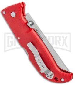 Cold Steel Finn Wolf Lockback Knife Red (3.5" Satin) -Knivesand Tools Shop Cold Steel Finn Wolf LB Red Satin BHQ 92340 jr side large